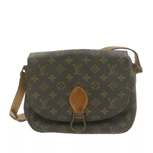 LOUIS VUITTON Monogram Saint Cloud GM Shoulder Bag M51242 LV Auth am880g - Picture 4 of 16